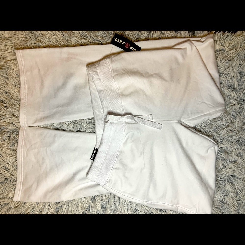 White Sweat Pants